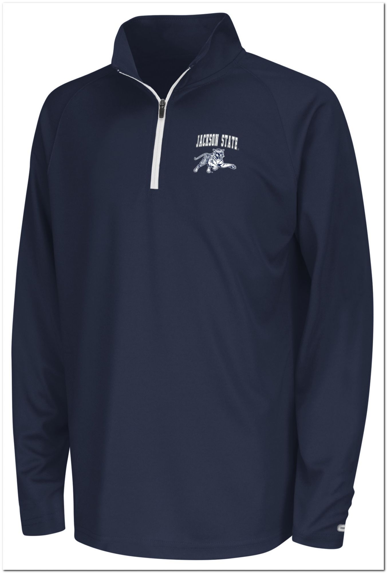 Colosseum Youth Jackson State Tigers Navy 1/4 Zip Pullover