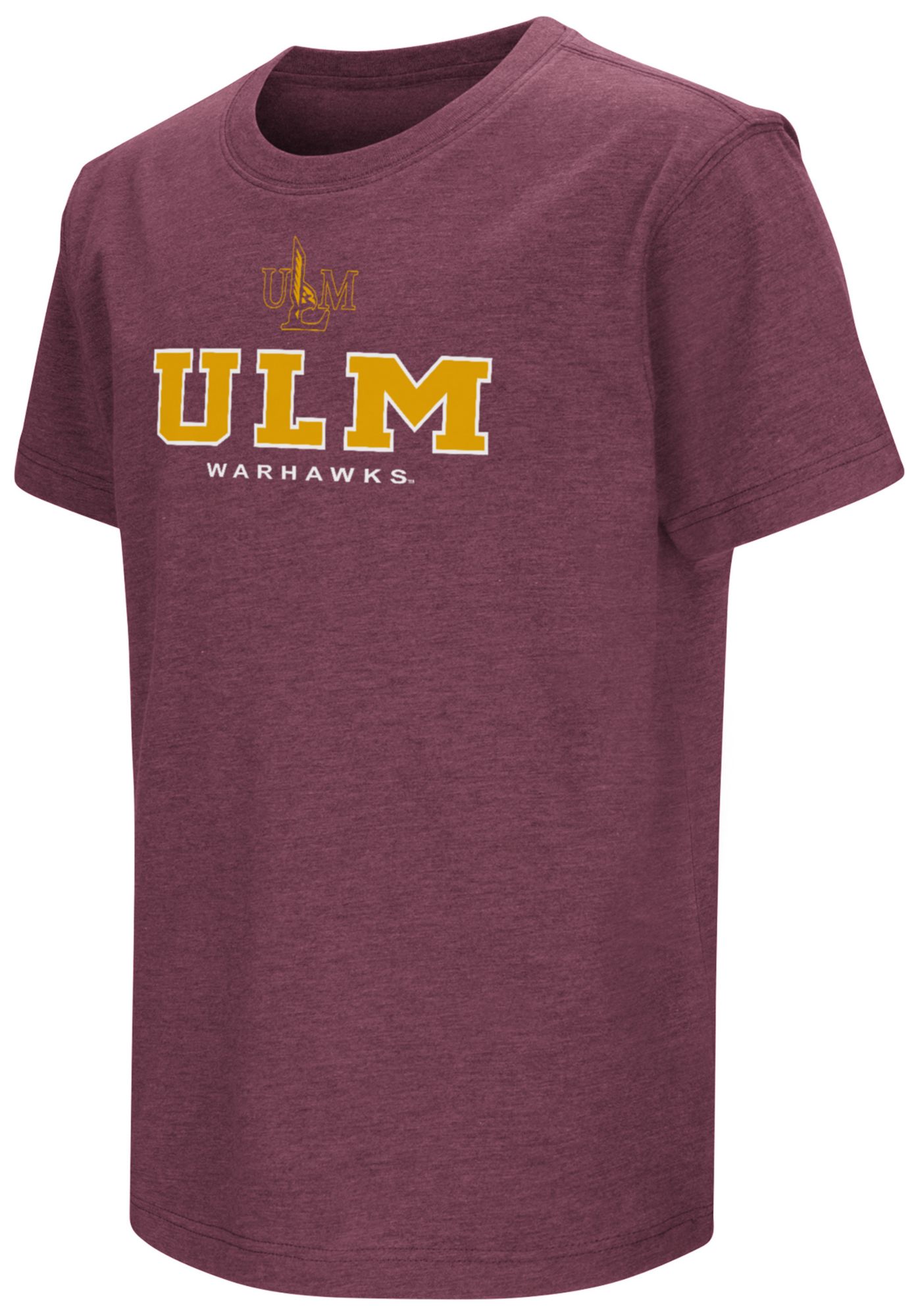 Colosseum Youth Louisiana-Monroe Warhawks Maroon T-Shirt