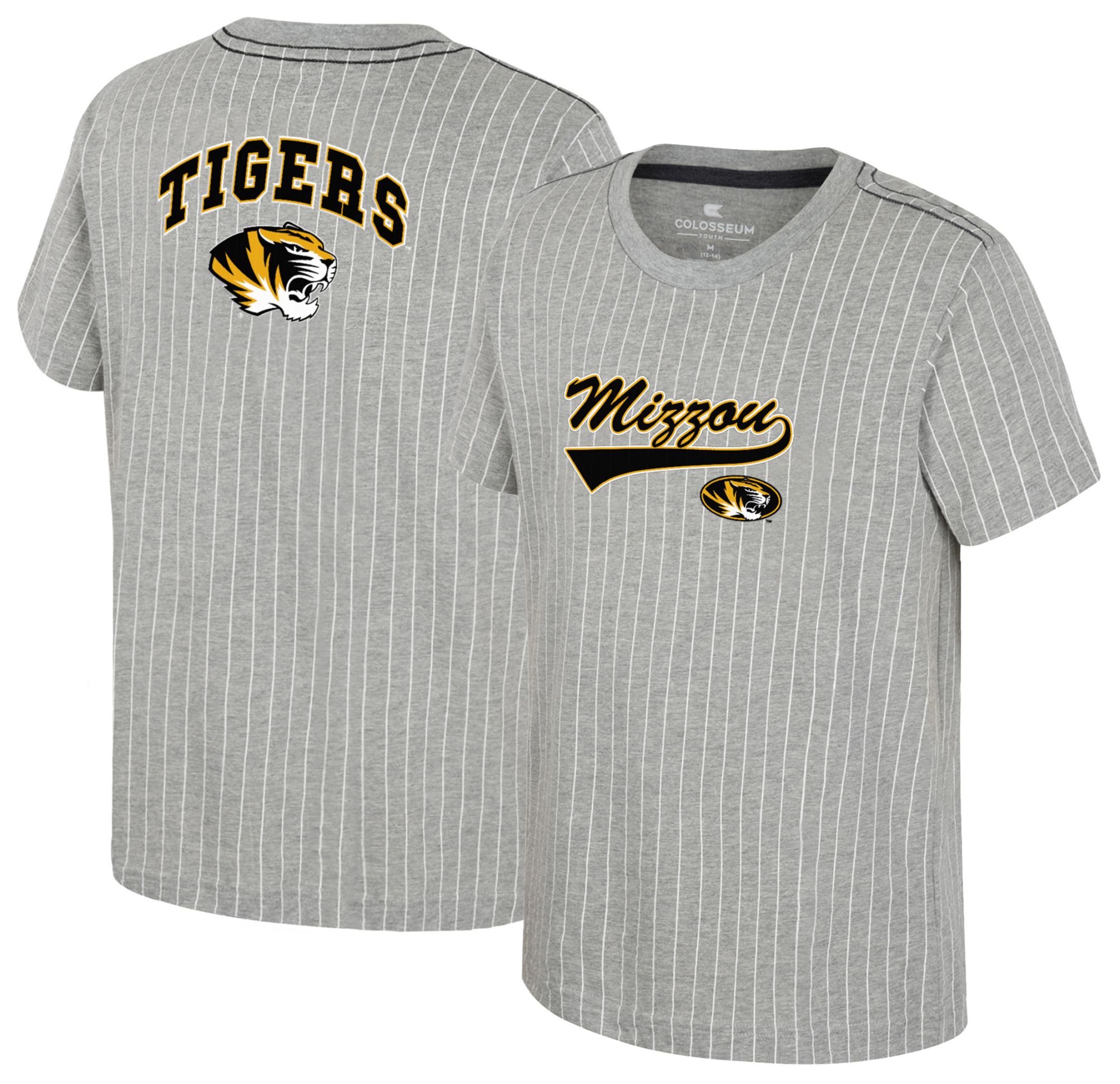 Colosseum Youth Ole Miss Rebels Heather Grey Airball T-Shirt