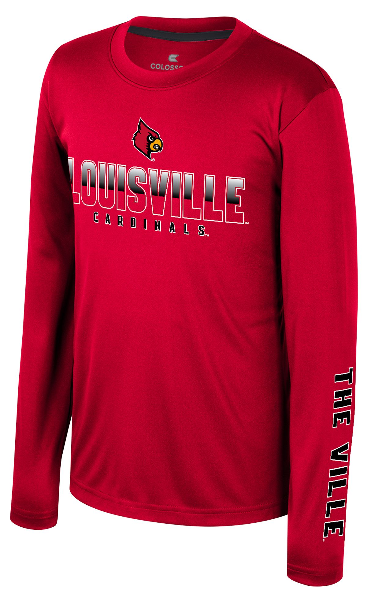 Colosseum Youth Louisville Cardinals Red Armada Long Sleeve T-Shirt