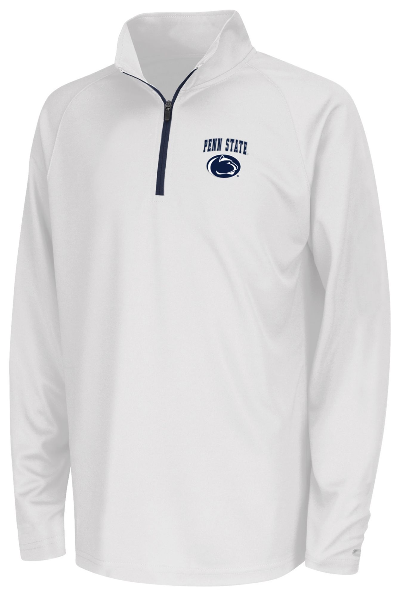 Colosseum Youth Penn State Nittany Lions White 1/4 Zip Pullover