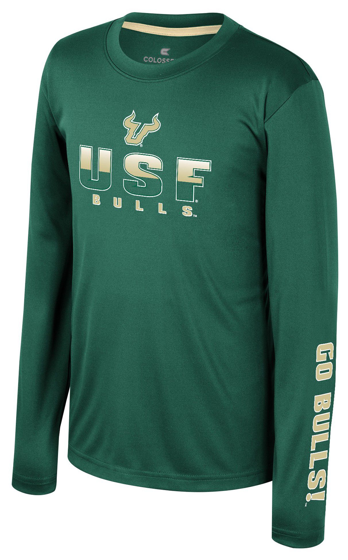 Colosseum Youth South Florida Bulls Green Armada Long Sleeve T-Shirt