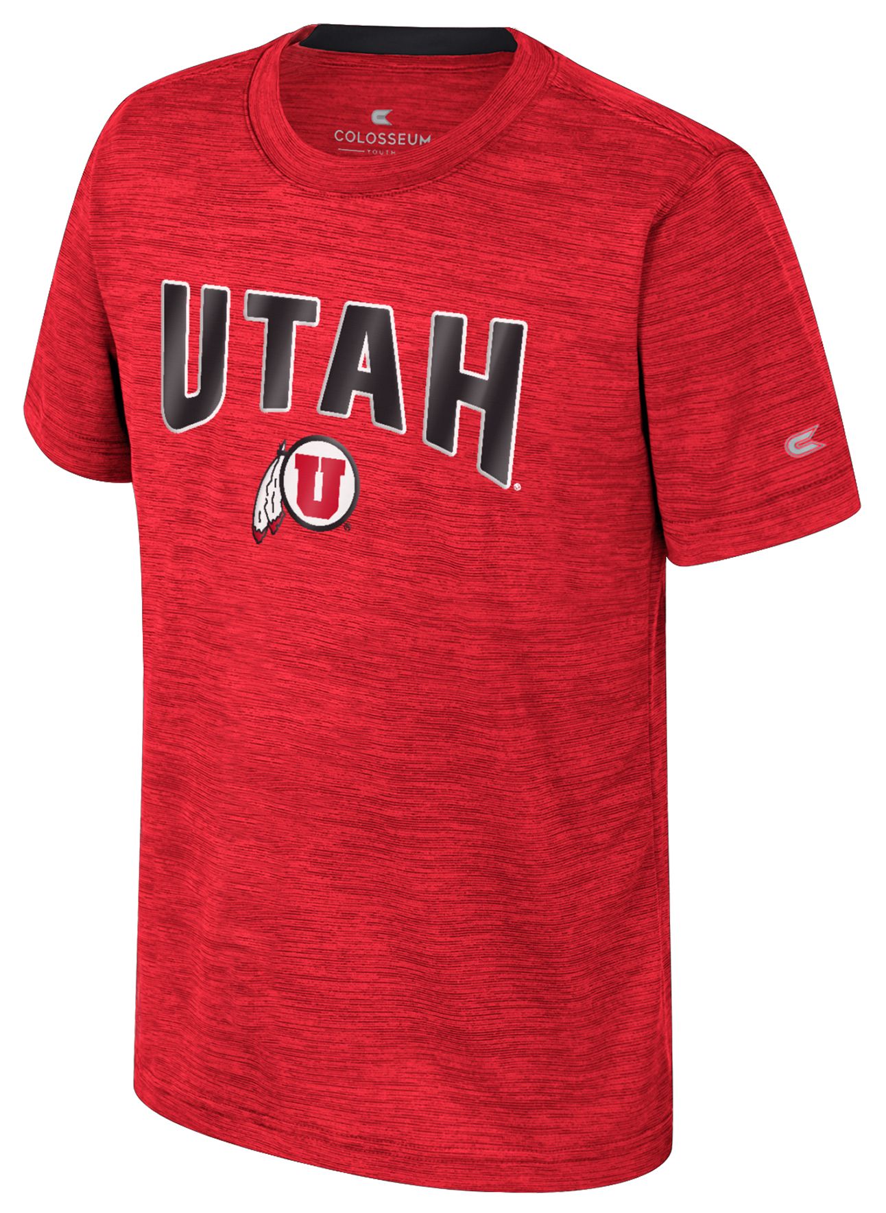 Colosseum Youth Utah Utes Red Rylos T-Shirt