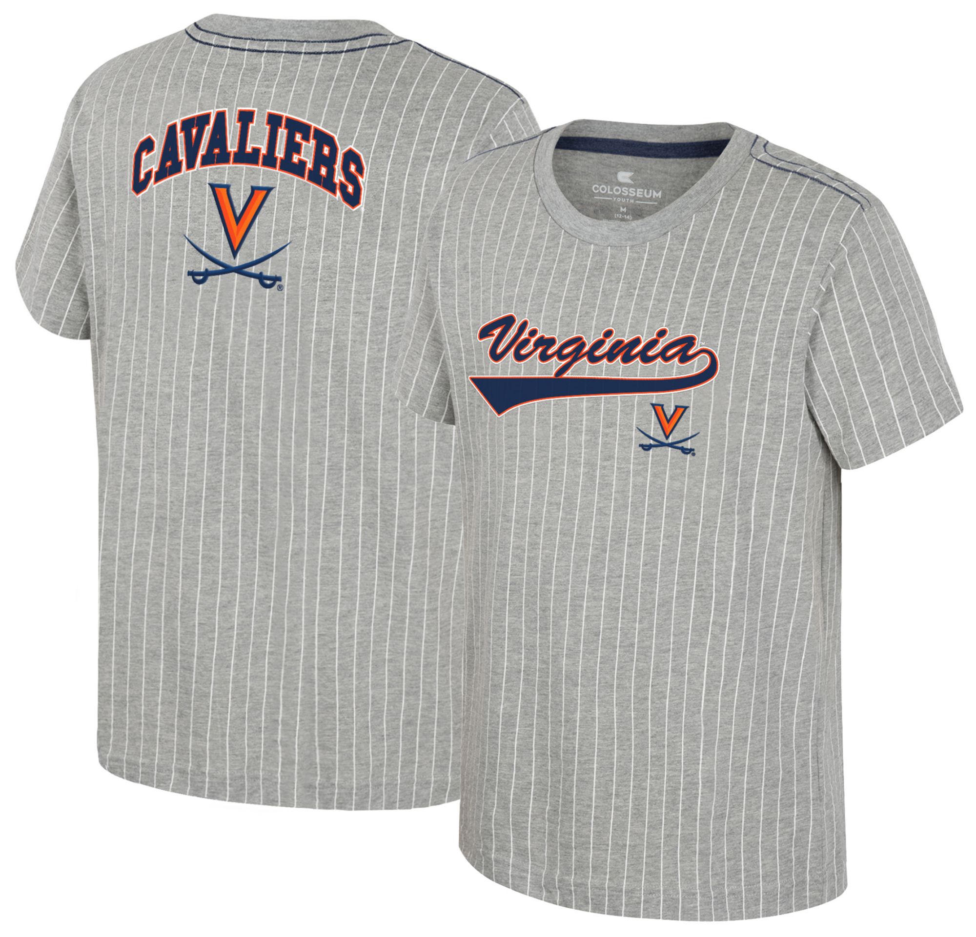 Colosseum Youth Virginia Cavaliers Heather Grey Airball T-Shirt