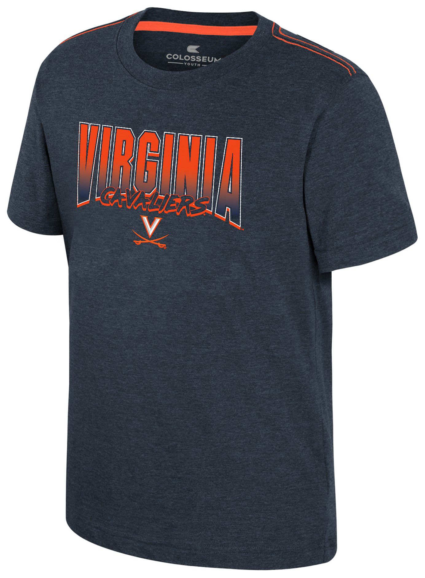 Colosseum Youth Virginia Cavaliers Navy Wade T-Shirt