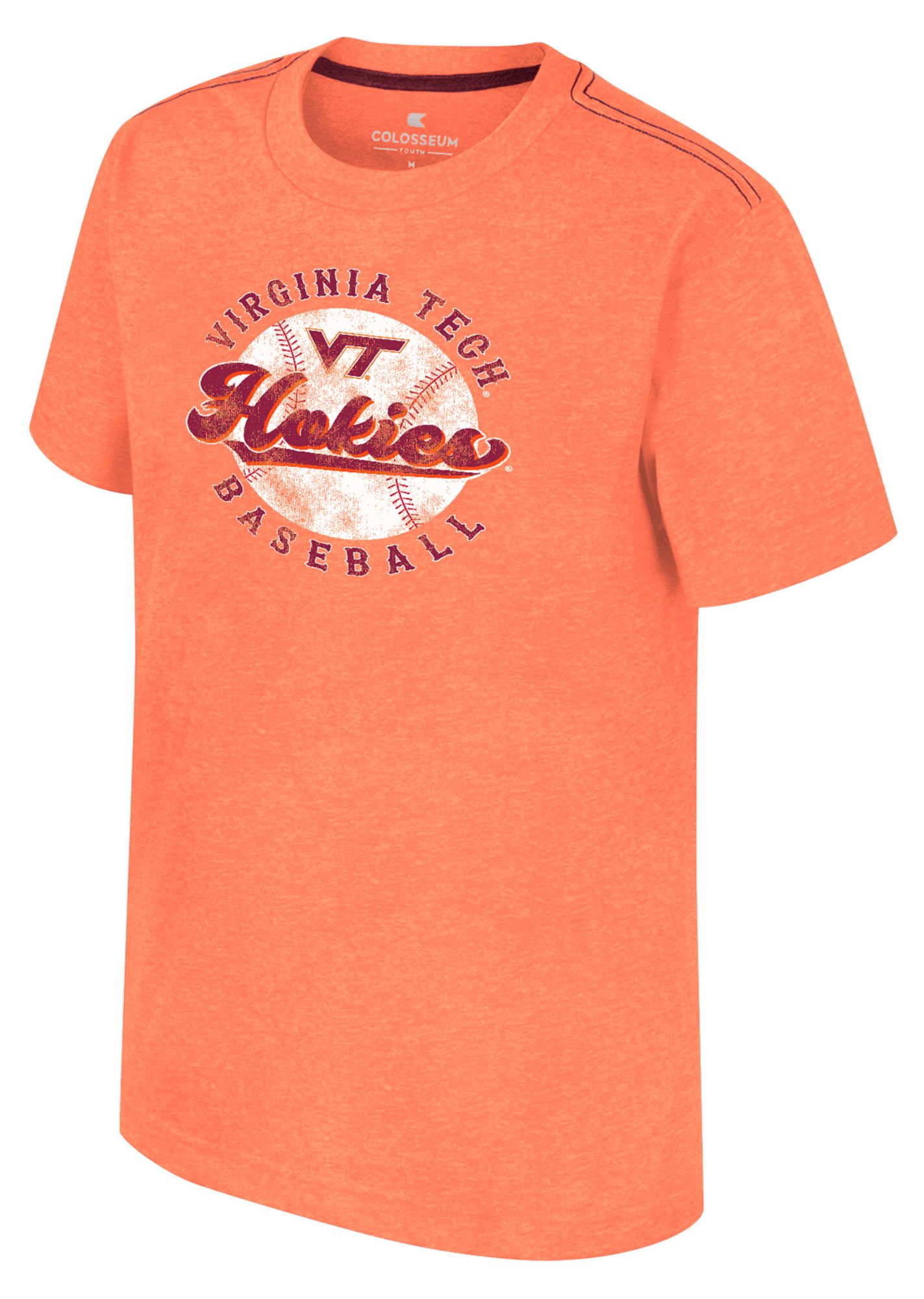 Colosseum Youth Virginia Tech Hokies Orange Will T-Shirt
