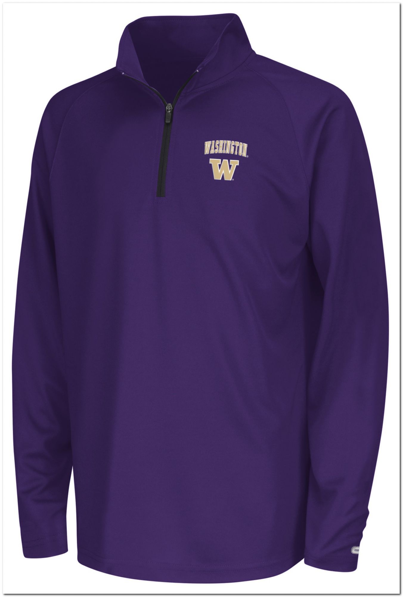 Colosseum Youth Washington Huskies Purple 1/4 Zip Pullover