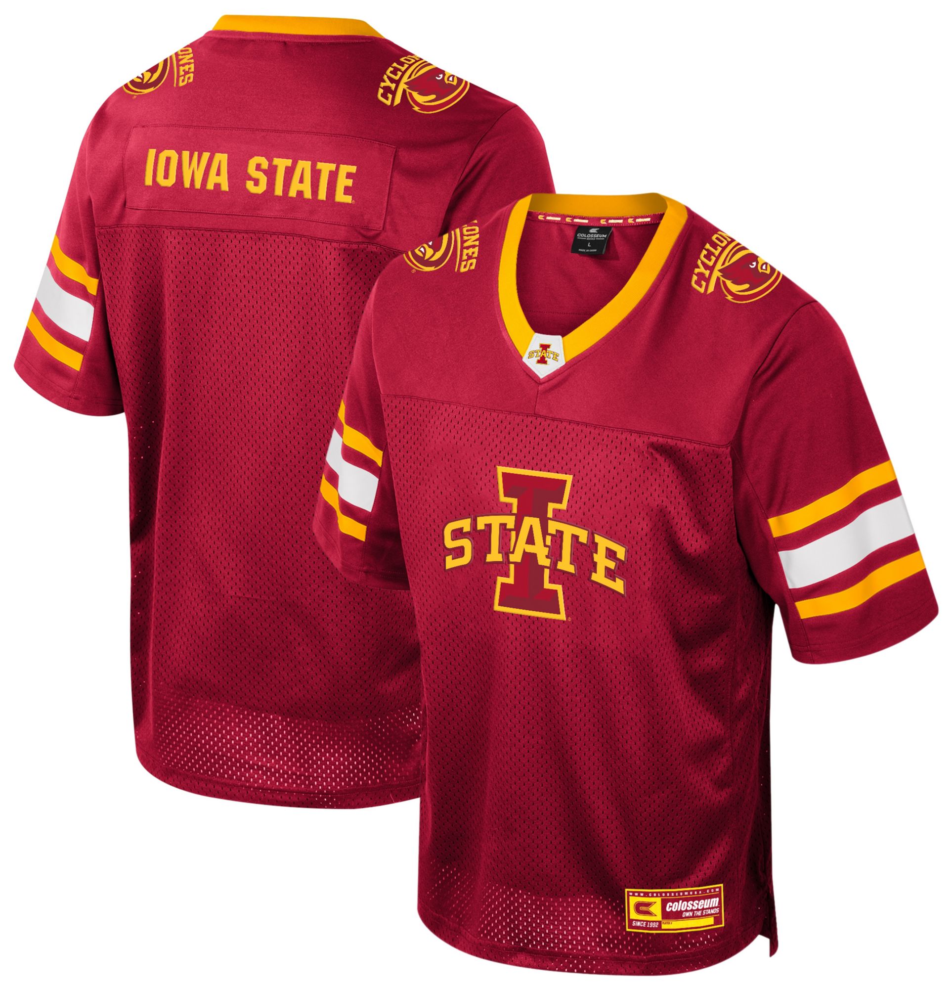 Colosseum Youth Iowa State Cyclones Cardinal Field Time Football Jersey