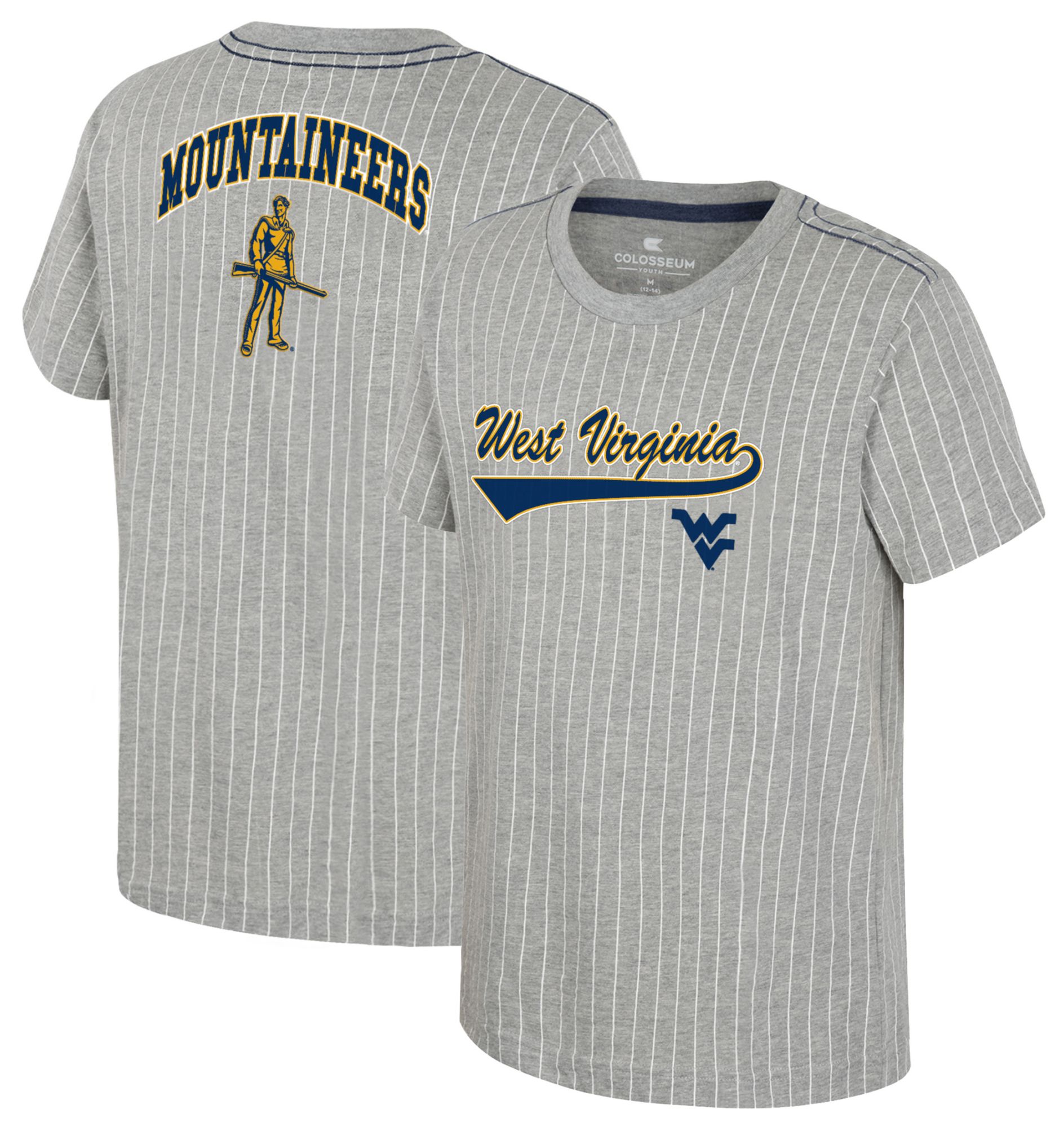 Colosseum Youth West Virginia Mountaineers Heather Grey Airball T-Shirt