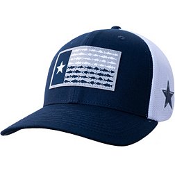 Columbia Adult Dallas Cowboys Fish Flag Texas Flex Fit Hat