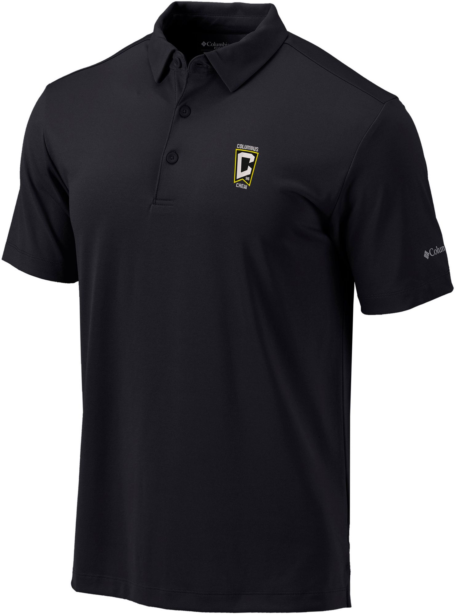 Columbia Adult Columbus Crew 2024 Drive Black Polo