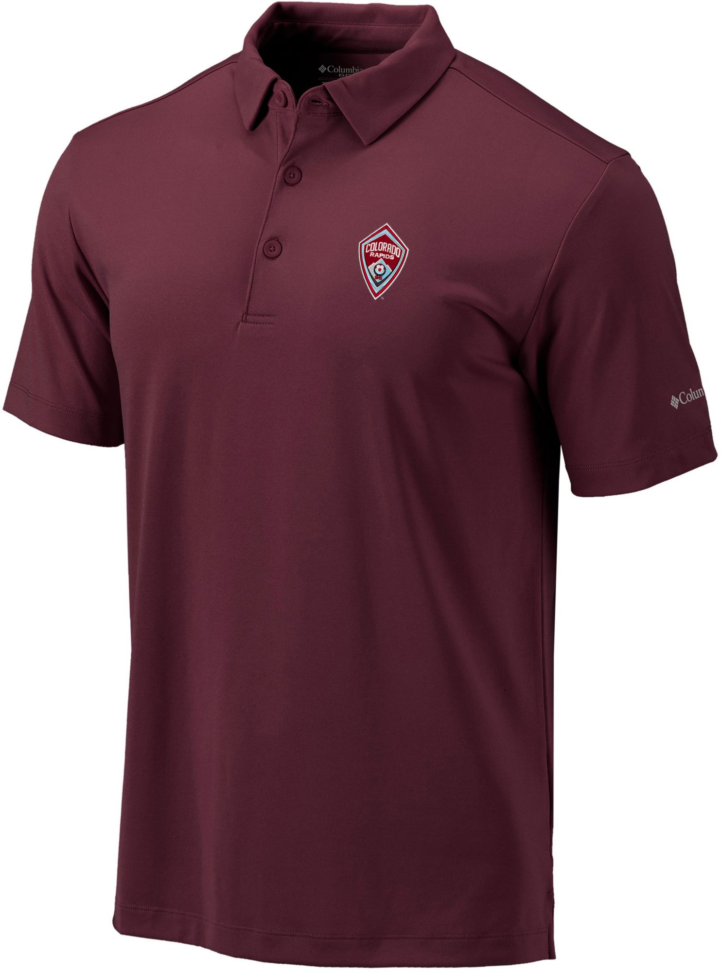 Columbia Adult Colorado Rapids 2024 Drive Maroon Polo