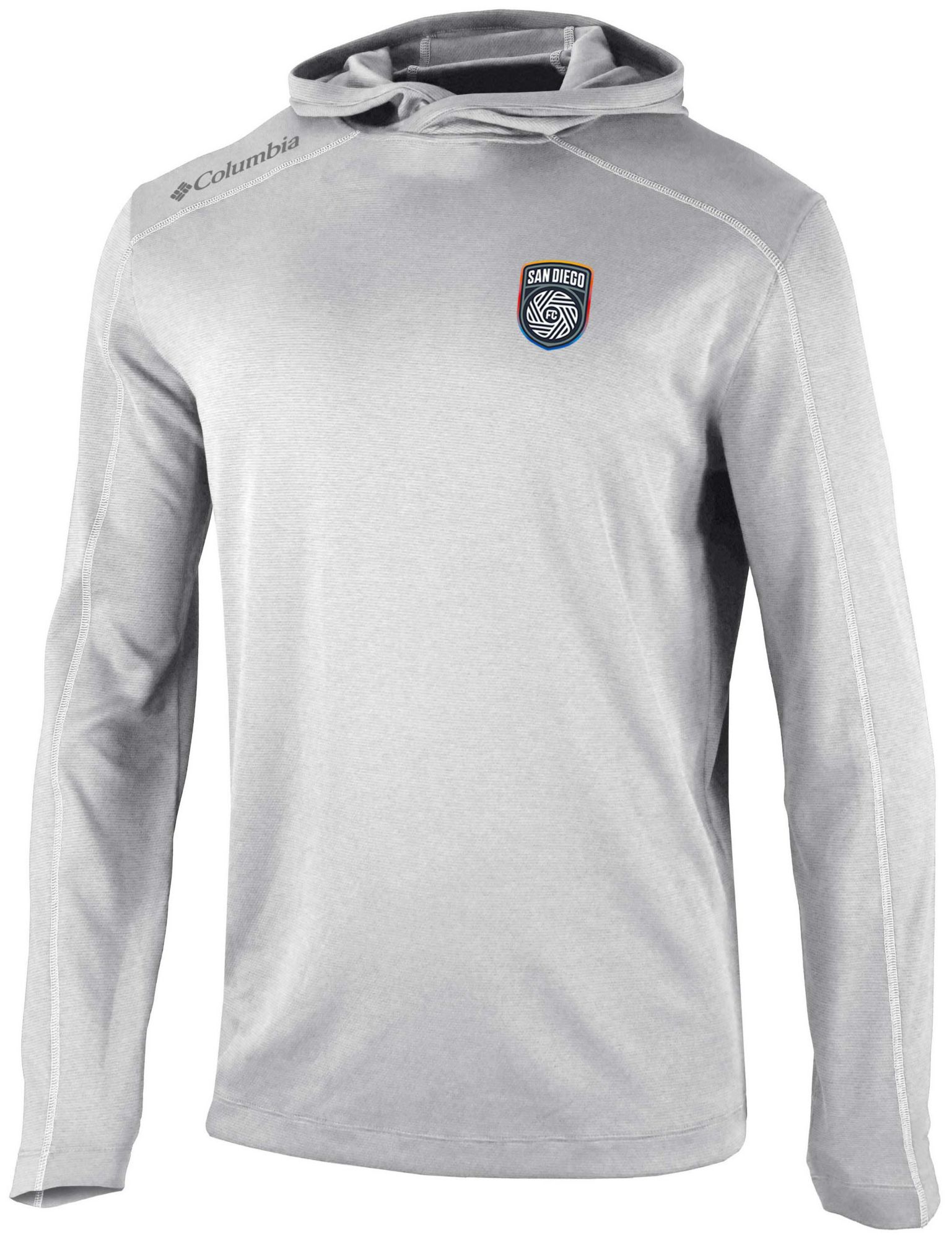 Columbia Men's San Diego FC Grey Shotgun Pullover Hoodie