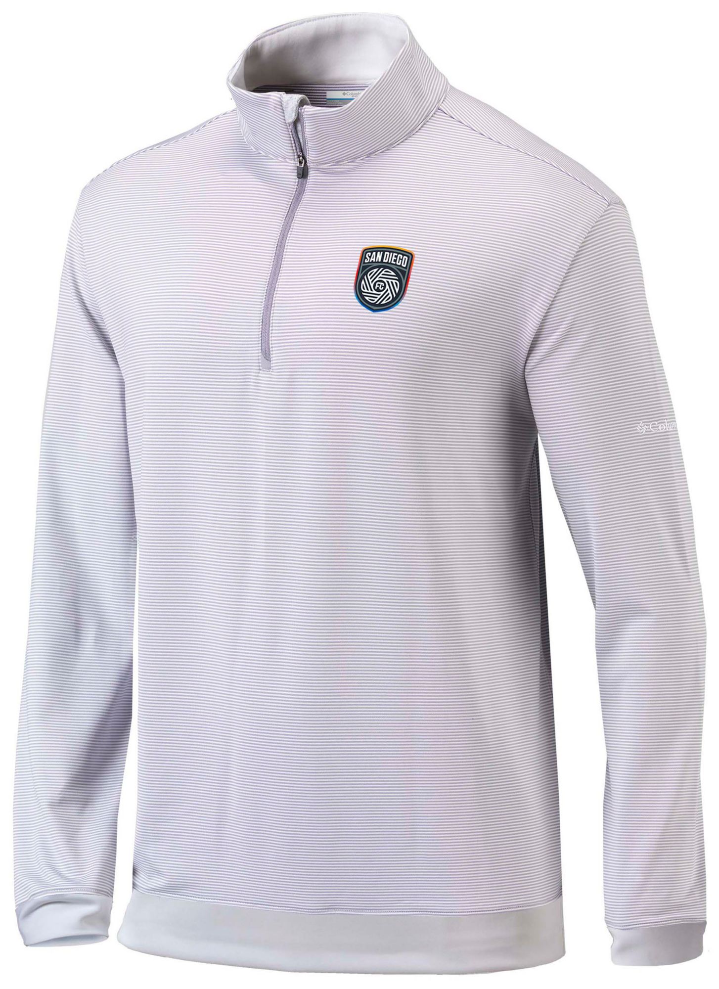 Columbia Men's San Diego FC Grey Quarter-Zip Pullover