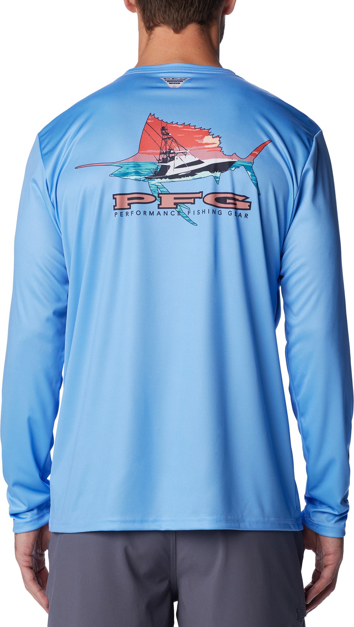 COLUMBIA Men's PFG Terminal Tackle Bait Jumper Long Sleeve Shirt