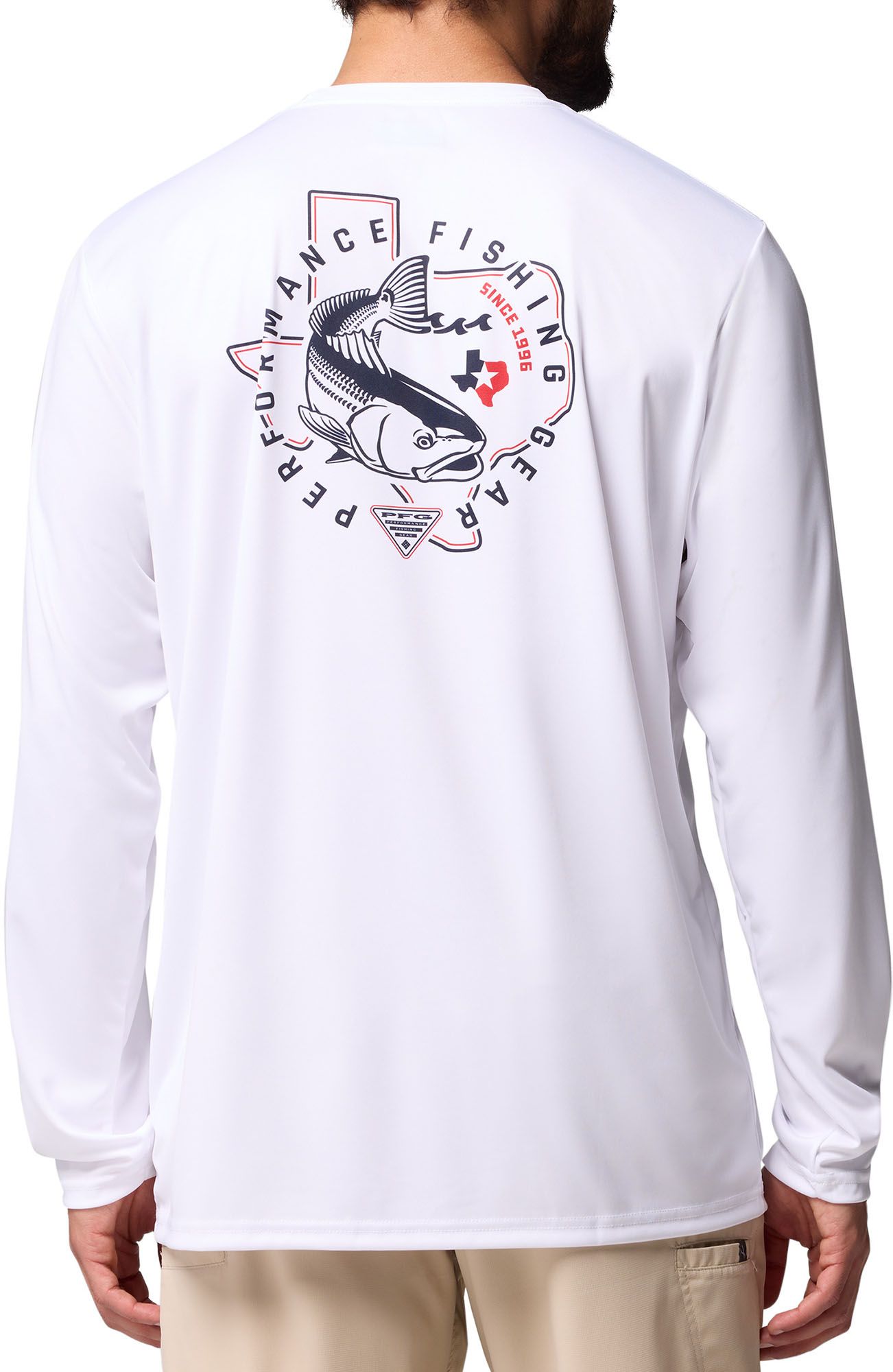 Columbia Men's PFG Terminal Tackle Statetriot Long Sleeve Shirt