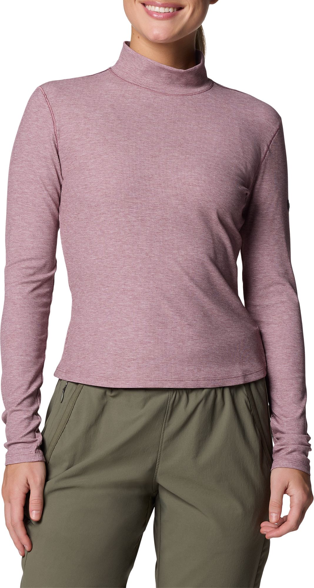 Columbia Women's Amberview Long Sleeve Shirt - Purple