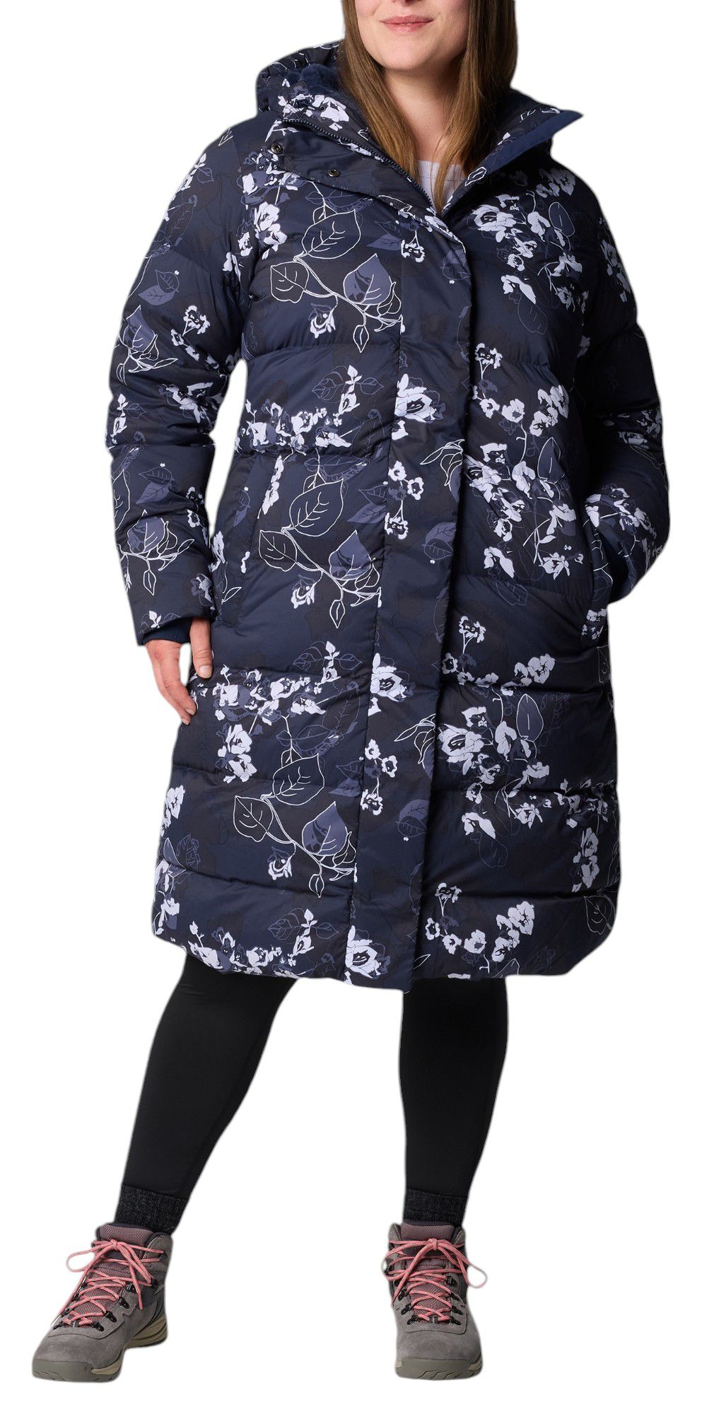 COLUMBIA Women's Boundless Days Printed Long Down Jacket