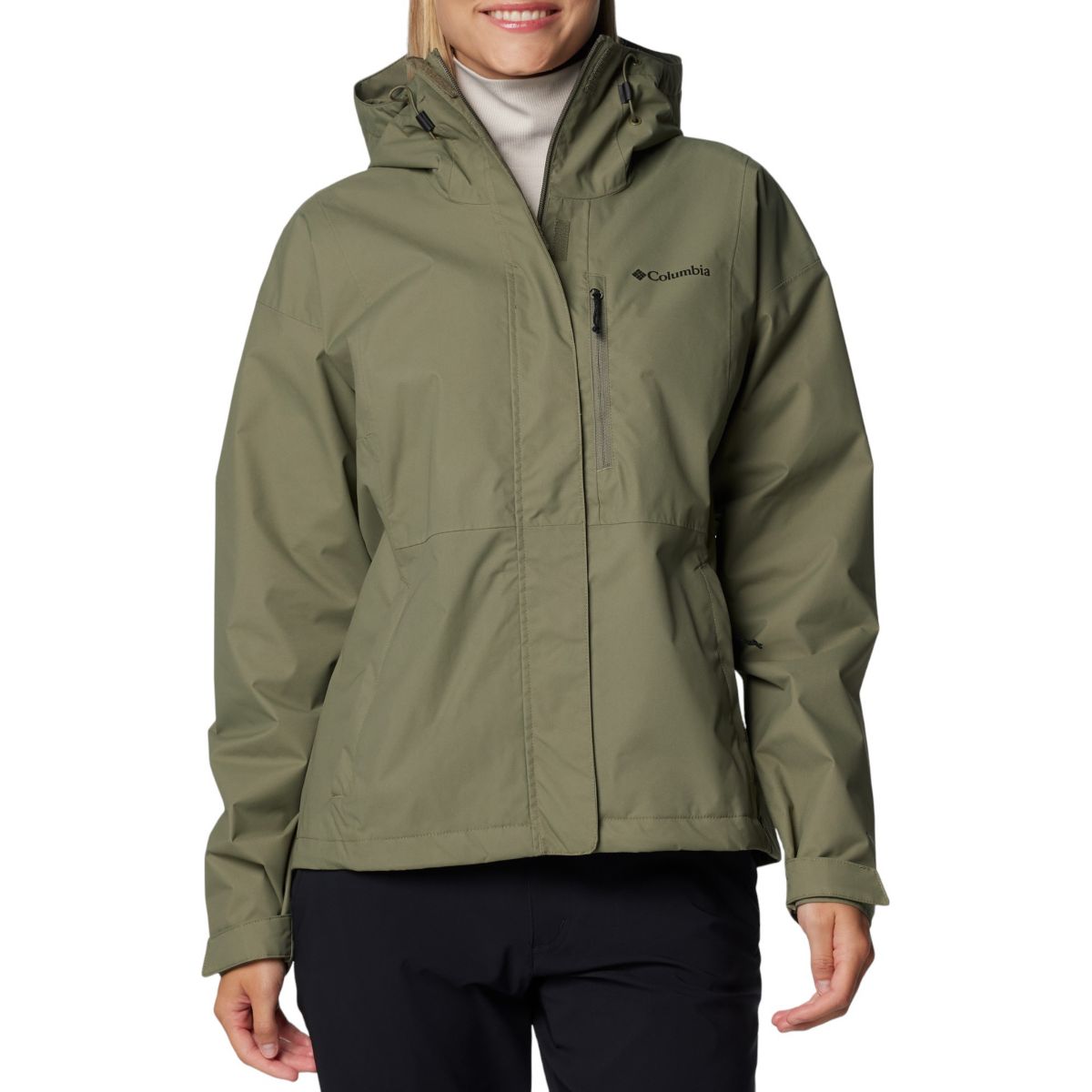Columbia Powder Pass Hooded Hybrid Down Jacket - Dark Mountain Collegiate Navy 2634508