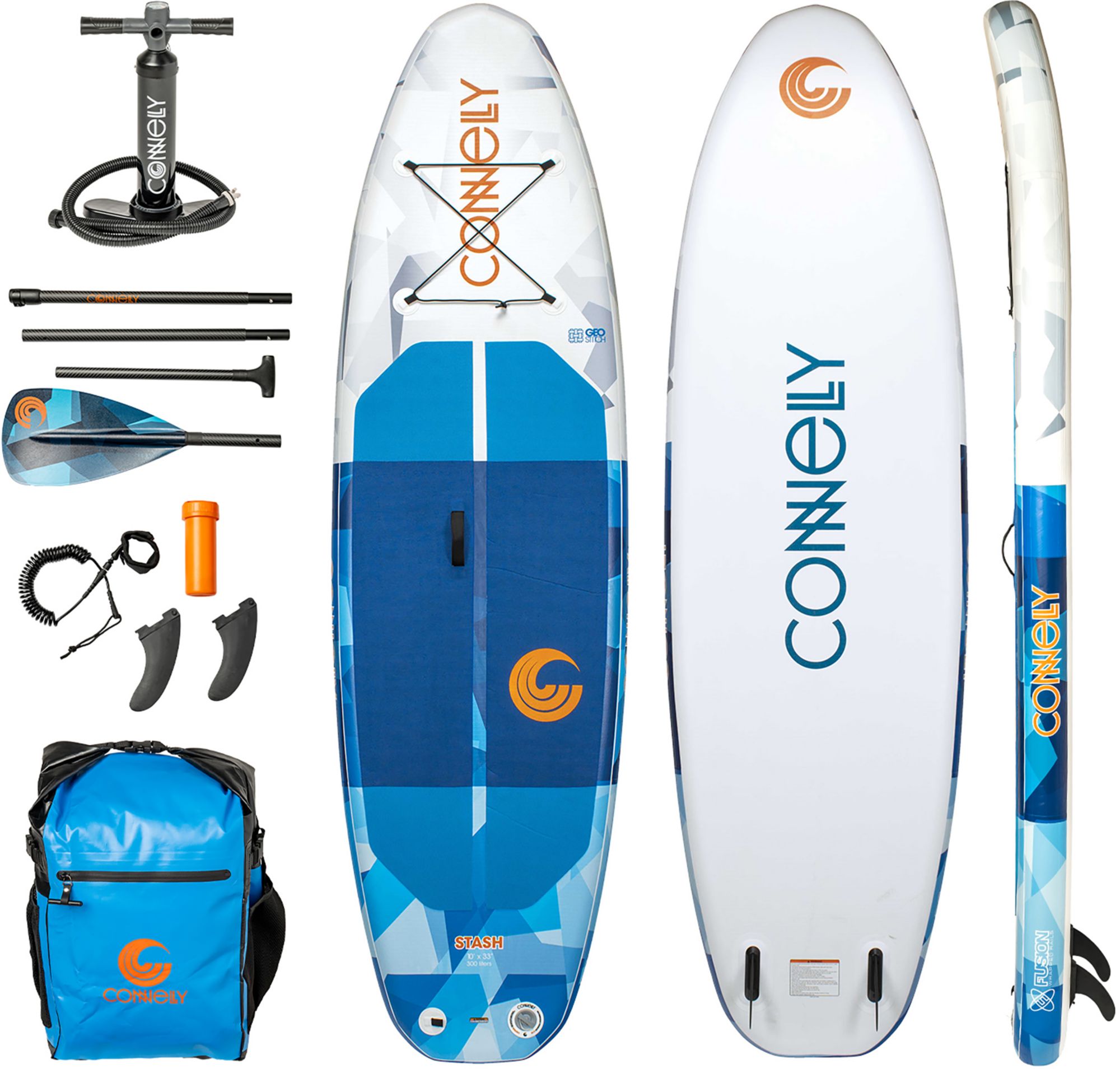 Blue/Orange/White