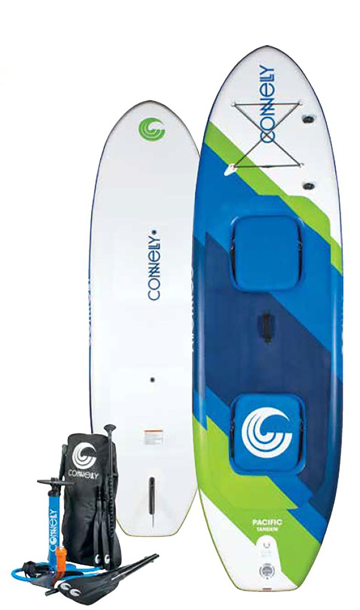 CONNELLY Pacific Tandem Inflatable Stand Up Paddle Set