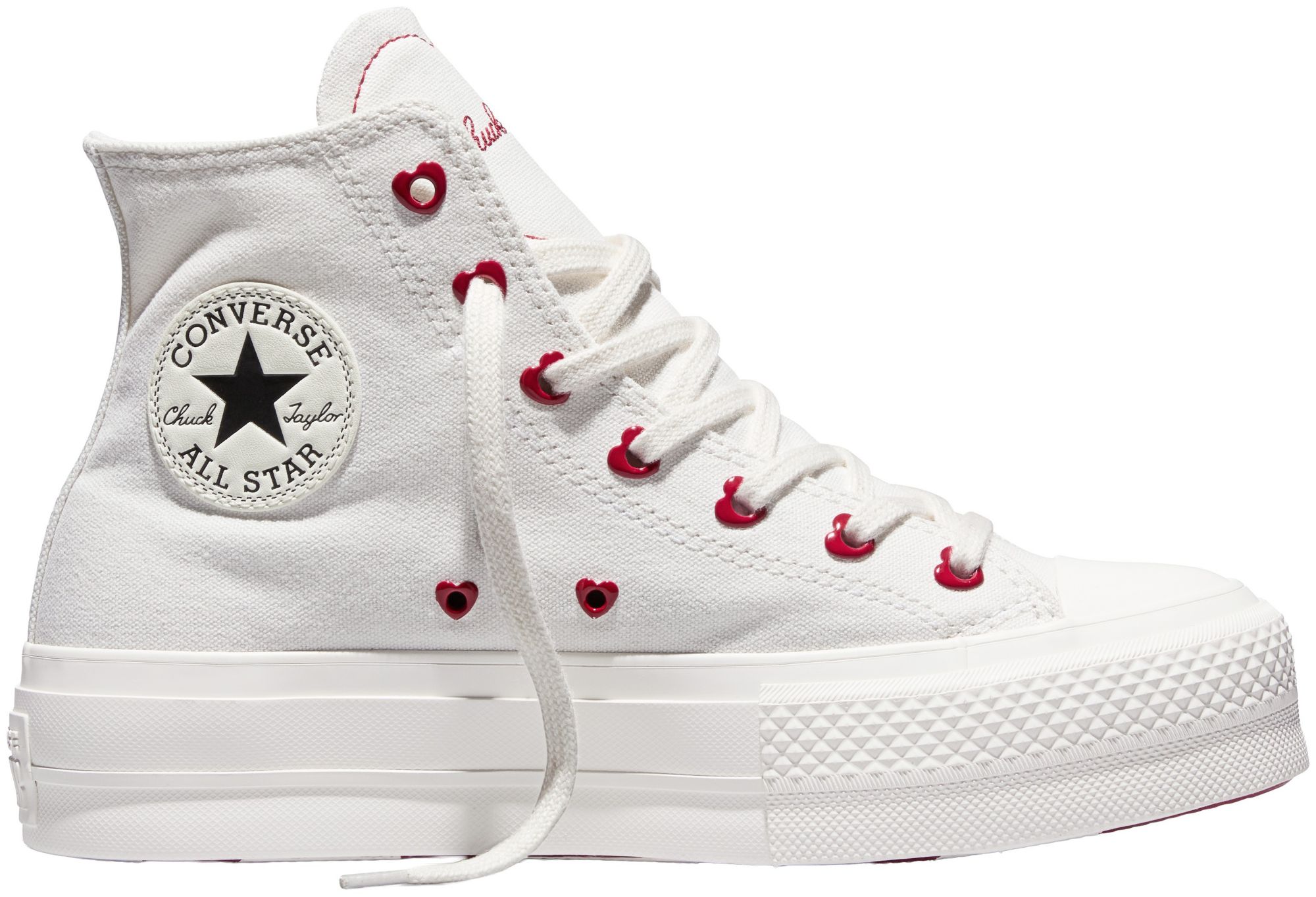 Converse Women's Chuck Taylor All-Star Platform Lift High Top Shoes - White