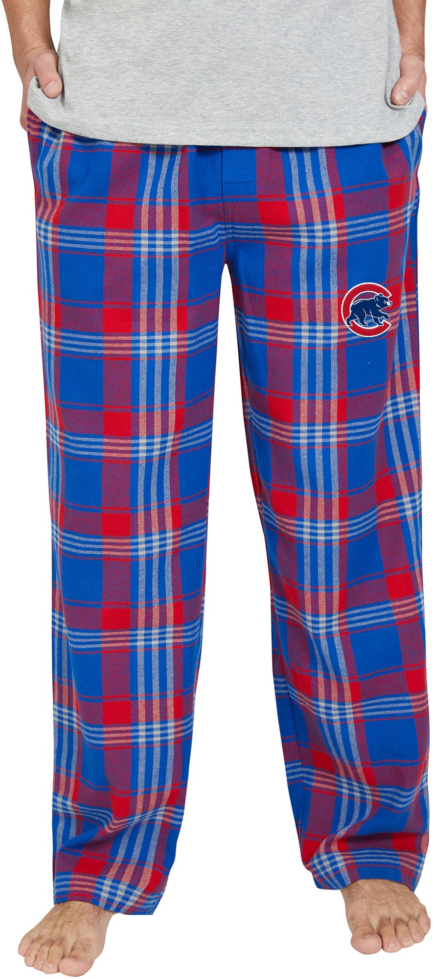 Concepts Sport Men's Chicago Cubs Royal Flannel Sleep Pants