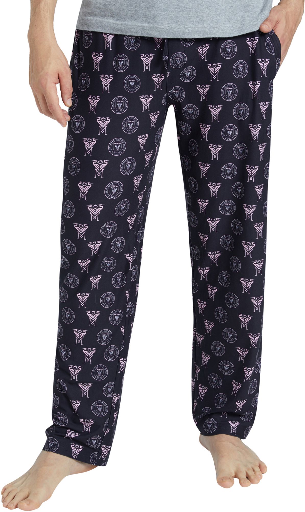 College Concepts Men's Inter Miami CF Black Sleep Pants