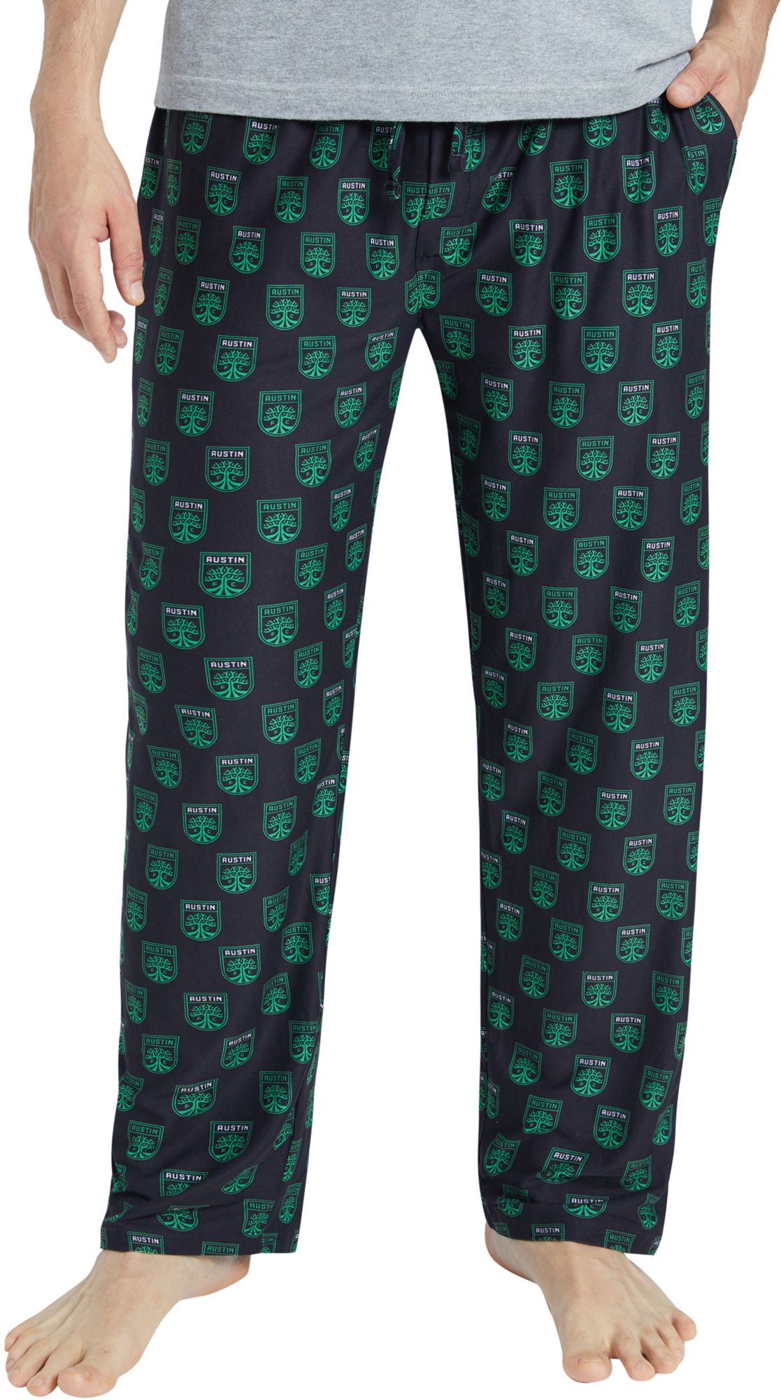 College Concepts Men's Austin FC Black Sleep Pants