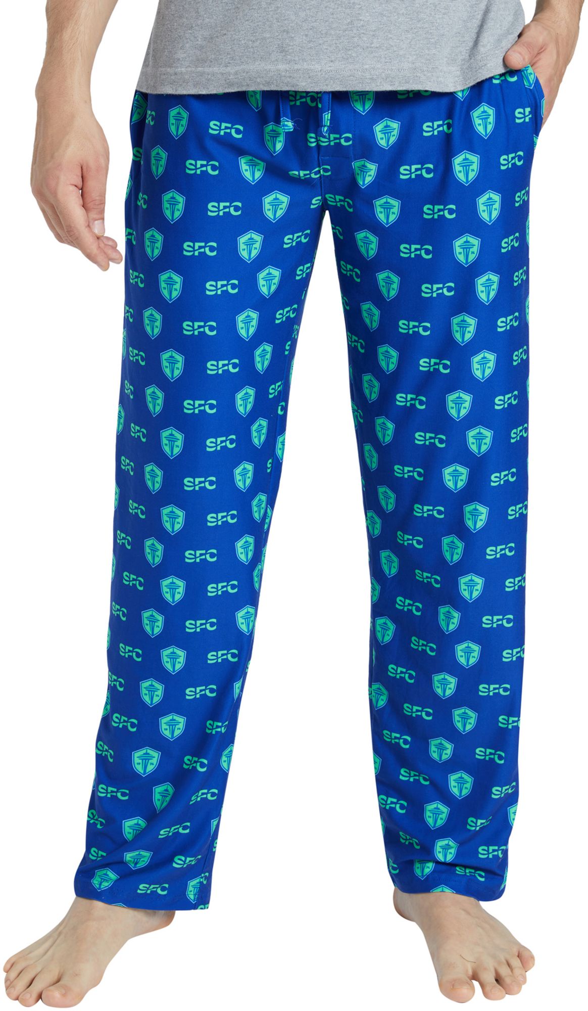 College Concepts Men's Seattle Sounders Blue Sleep Pants