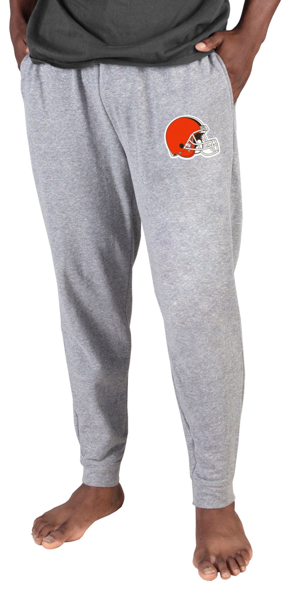 Concepts Sport Men's Cleveland Browns Mainstream Grey Cuffed Pants
