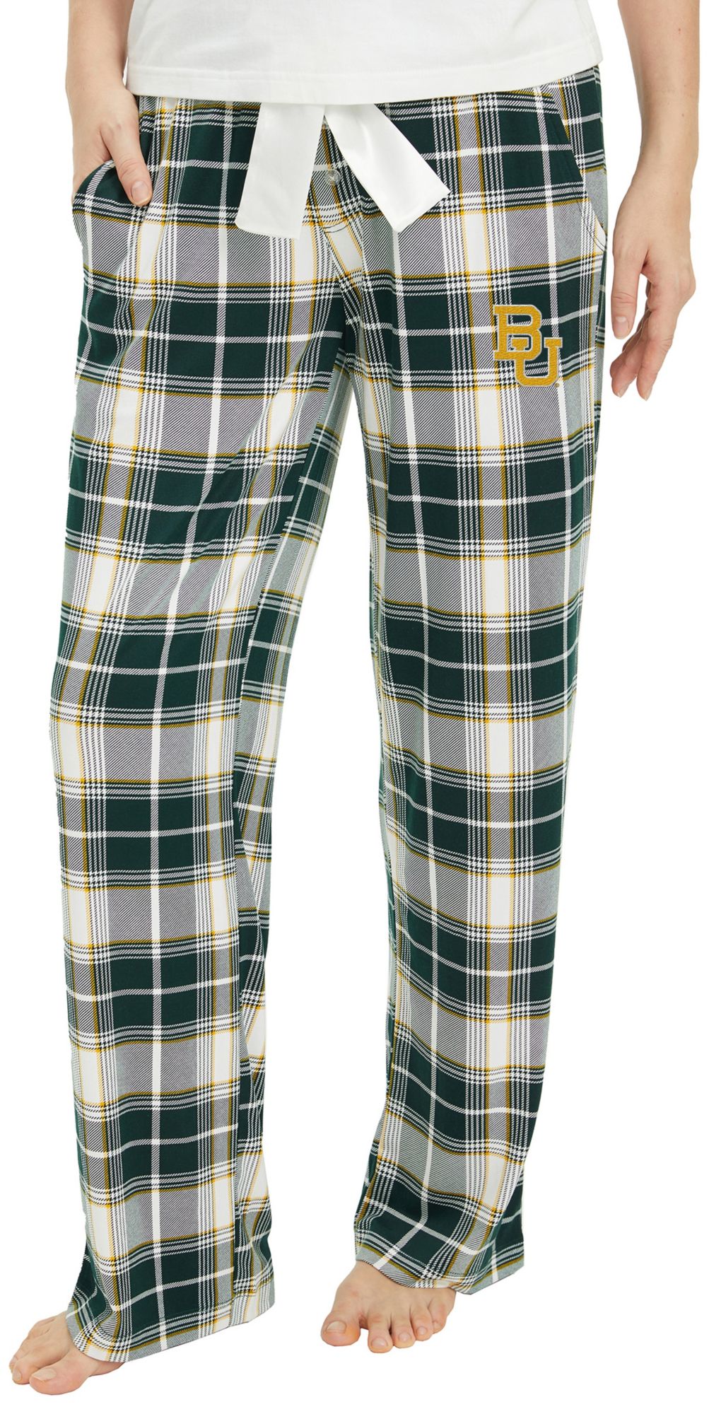 College Concepts Women's Baylor Bears Ashford Plaid Sleep Pants