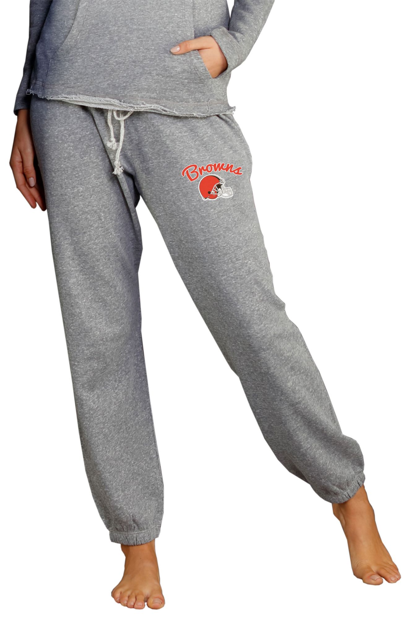 Concepts Sport Women's Cleveland Browns Mainstream Grey Pants
