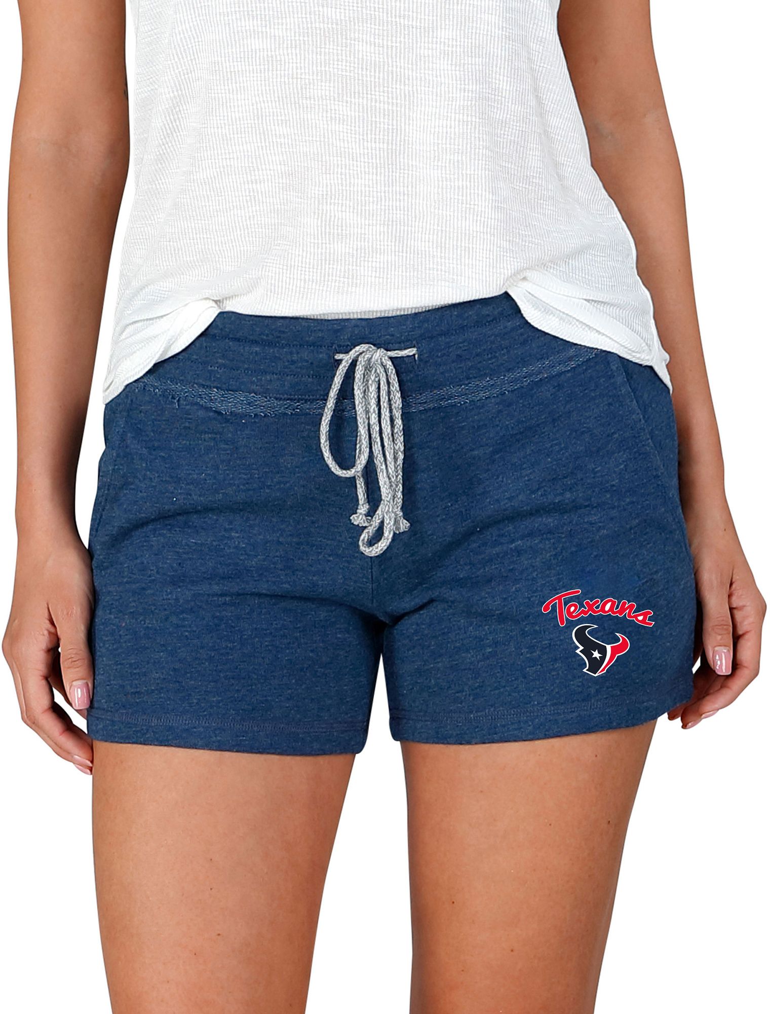 Concepts Sport Women's Houston Texans Mainstream Grey Shorts