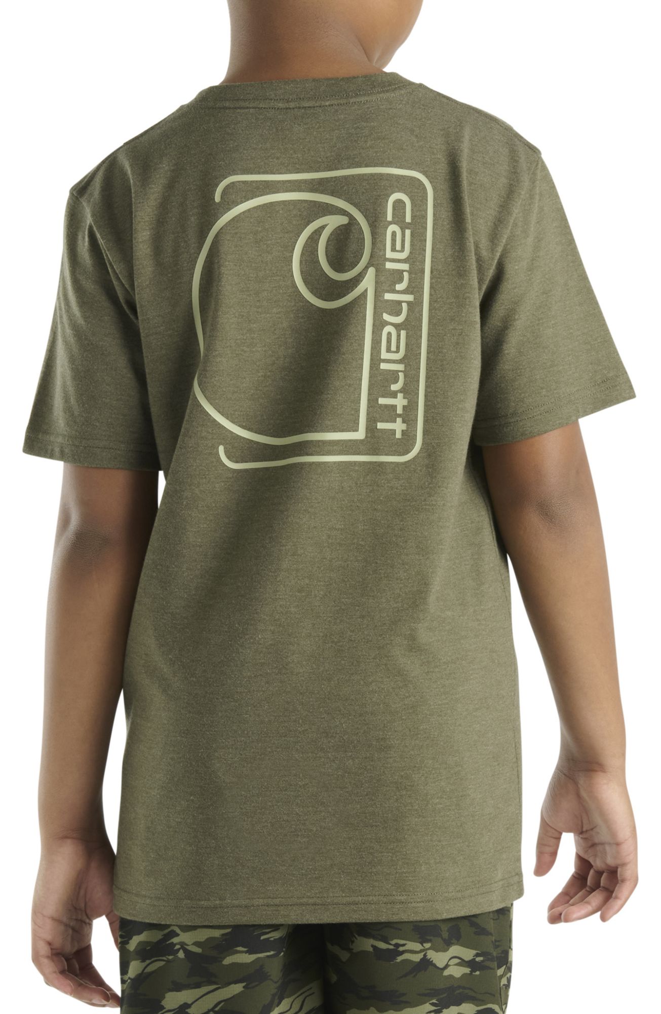 Carhartt Boys' Graphic C Short Sleeve Pocket T-Shirt