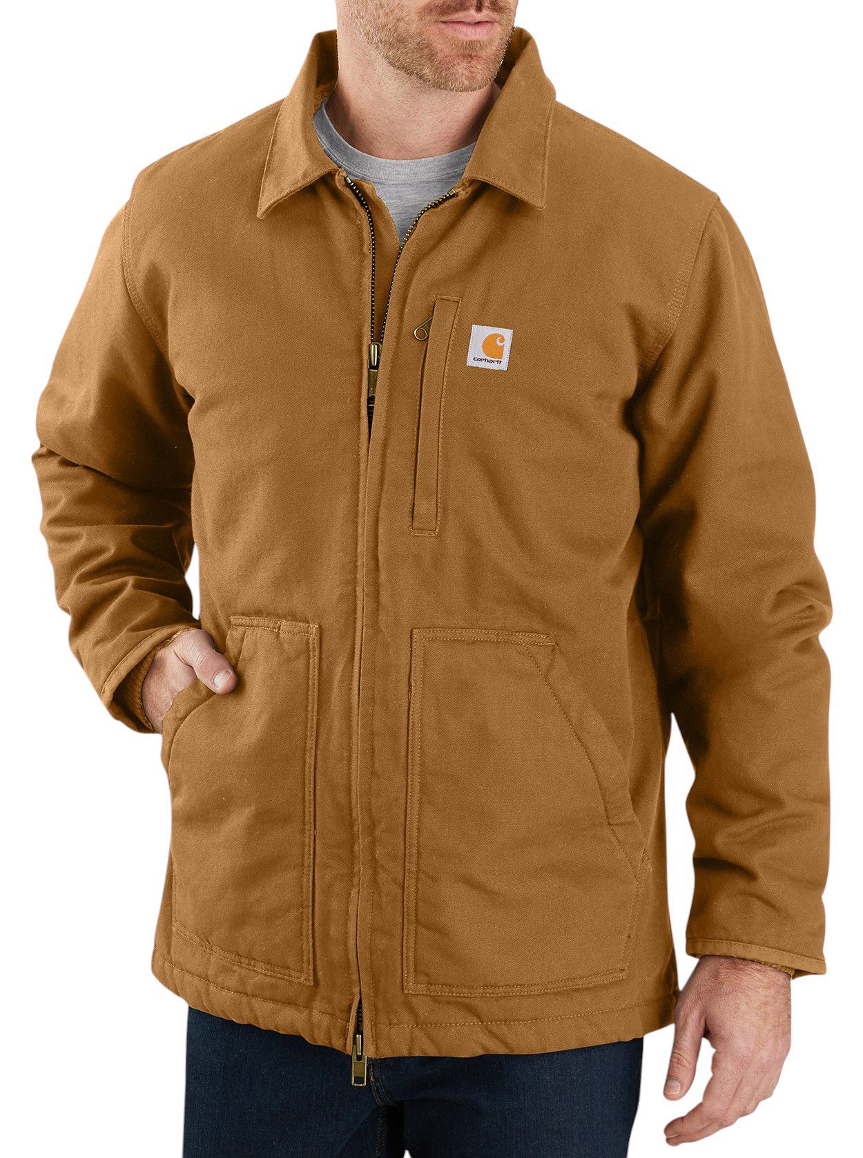 Carhartt Men's Duck Sherpa Lined Field Jacket