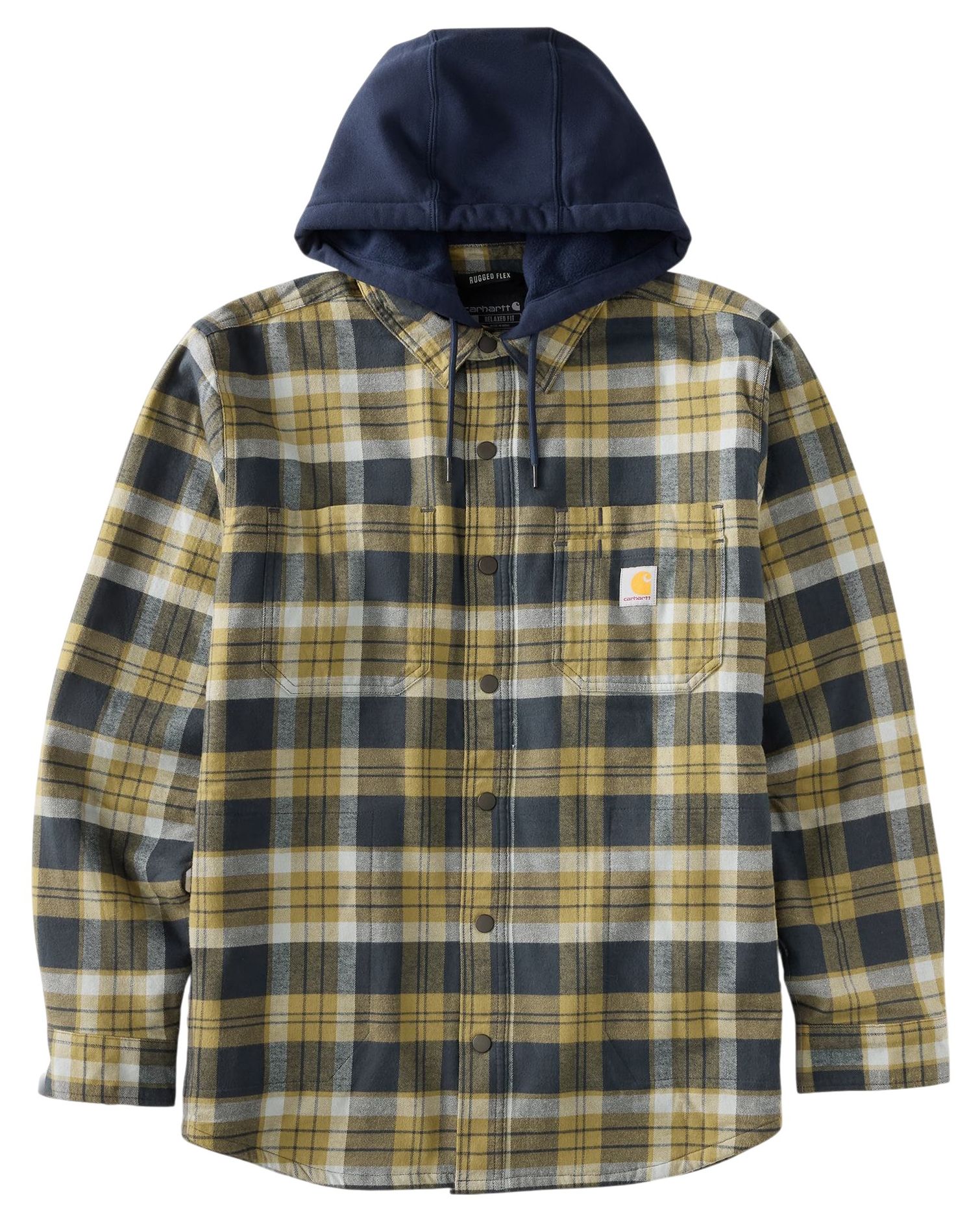 Carhartt Men's Hooded Flannel Shirt Jacket