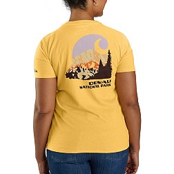 Carhartt Women's Relaxed Fit Heavyweight SS Denali National Park Graphic T-Shirt