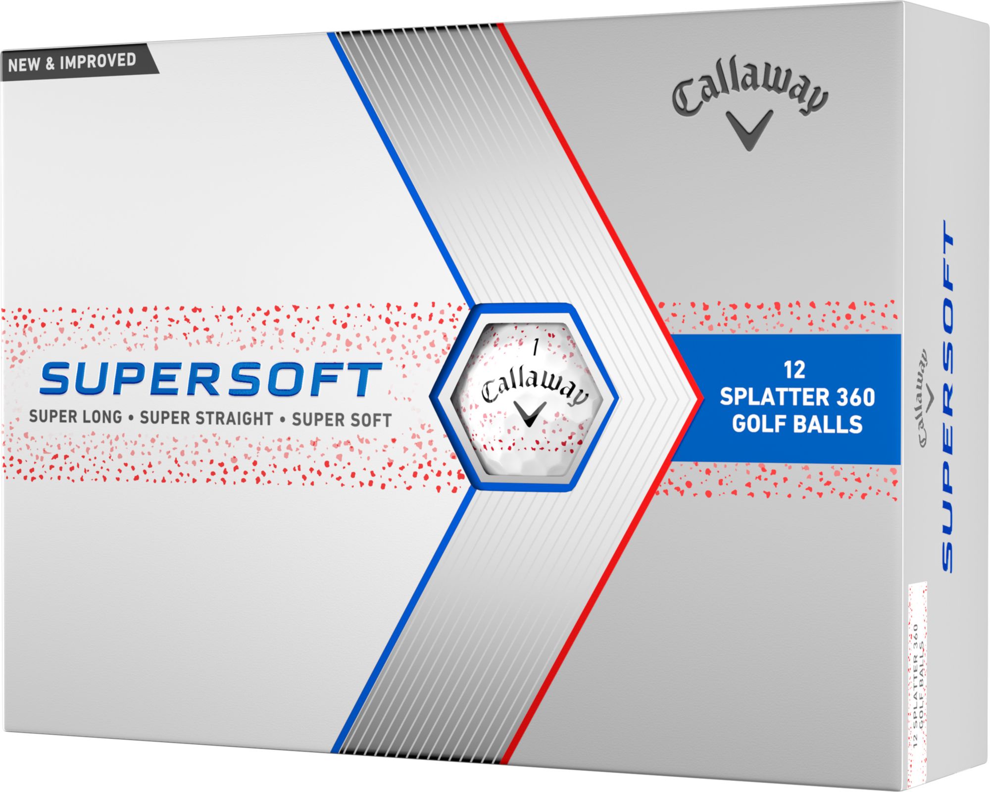 Callaway 2023 Supersoft Splatter Golf Balls