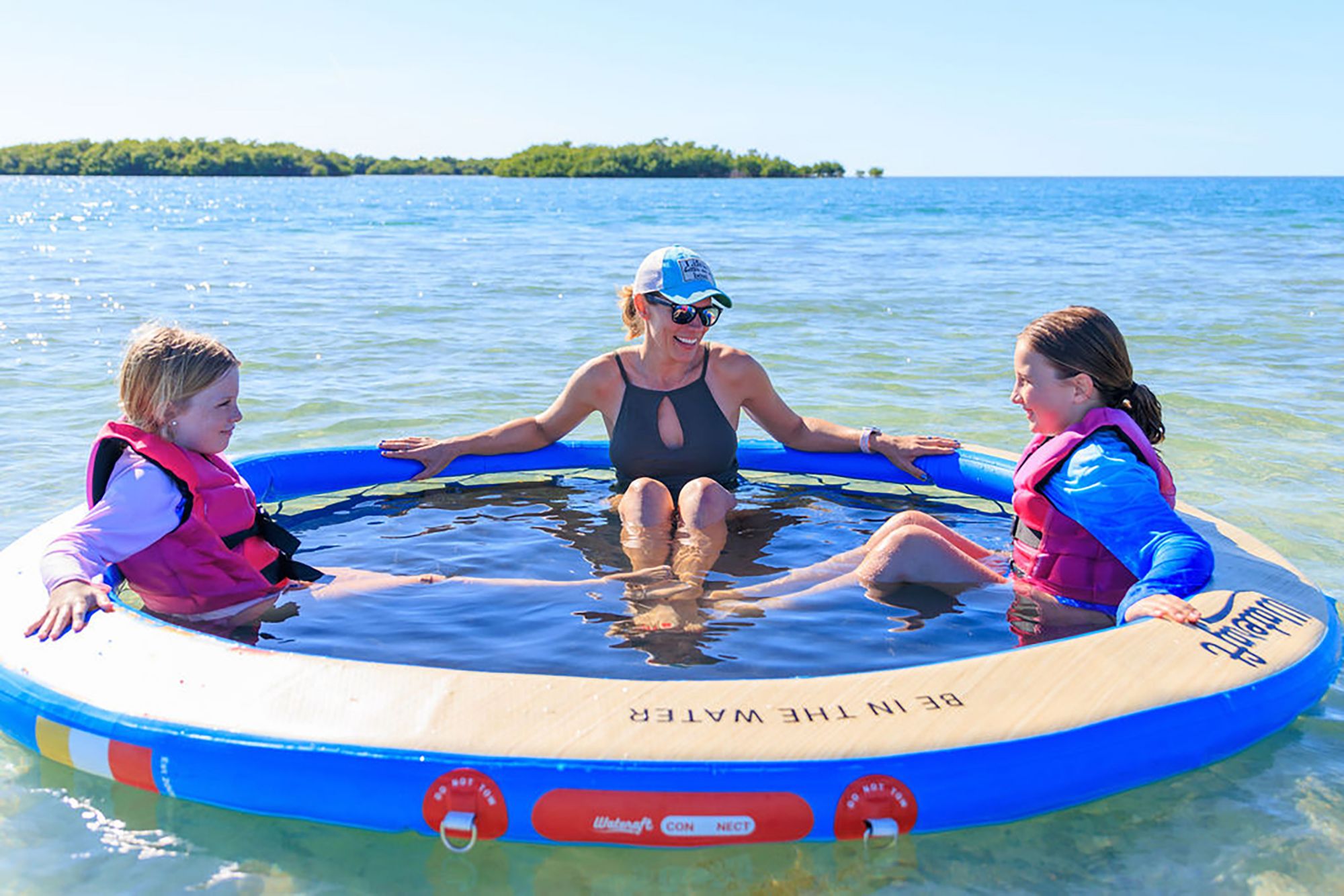 Aqua Lily Pad 8' Round Inflatable Dock