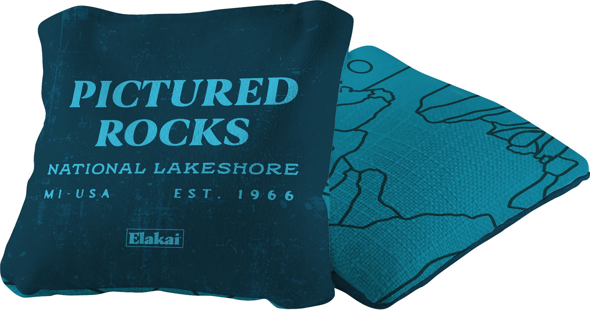 Elakai National Parks Cornhole Bags - Blue