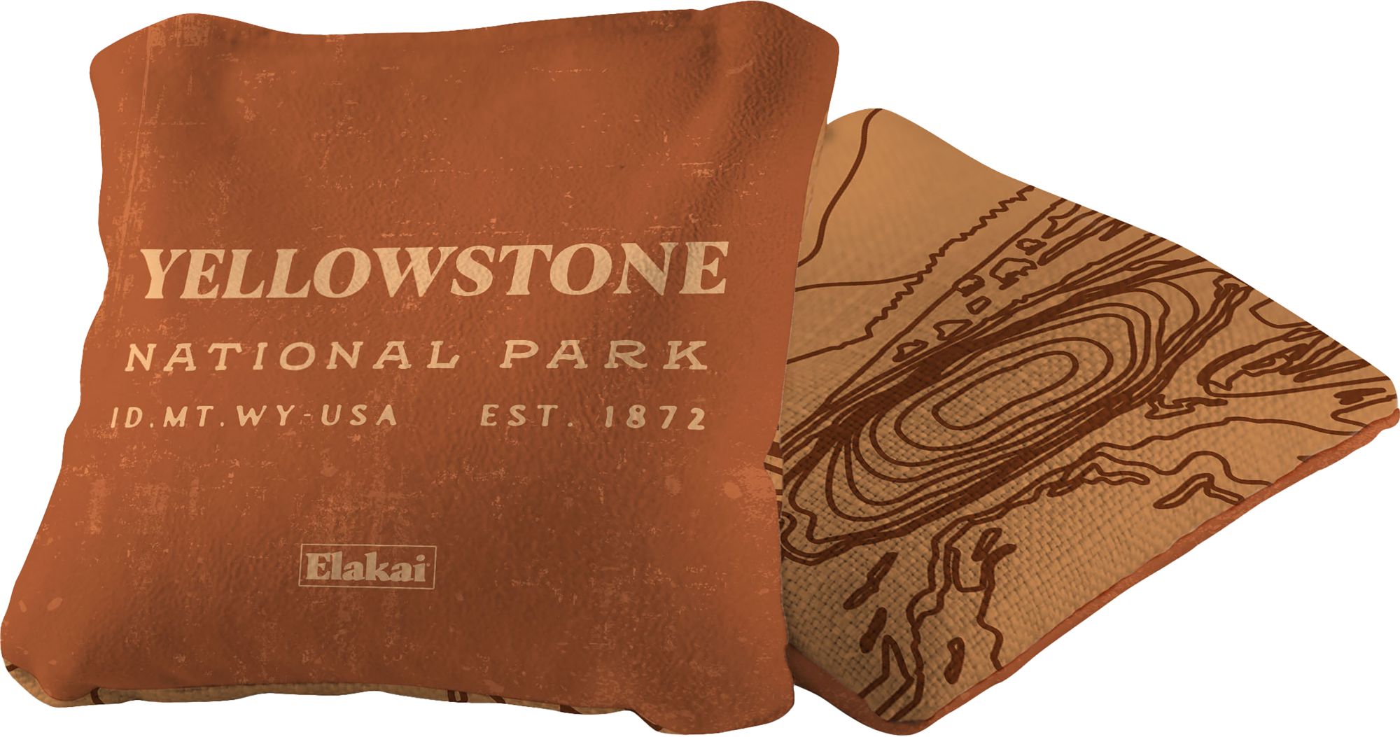 Elakai National Parks Cornhole Bags - Tan