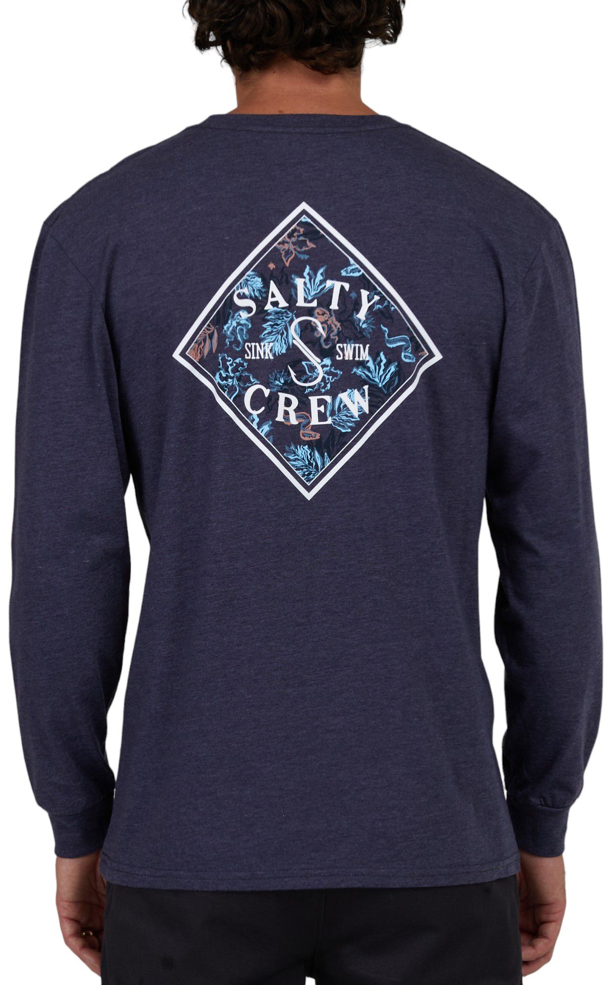 Salty Crew Men's Choppy Tippet Fill Premium Long Sleeve Shirt