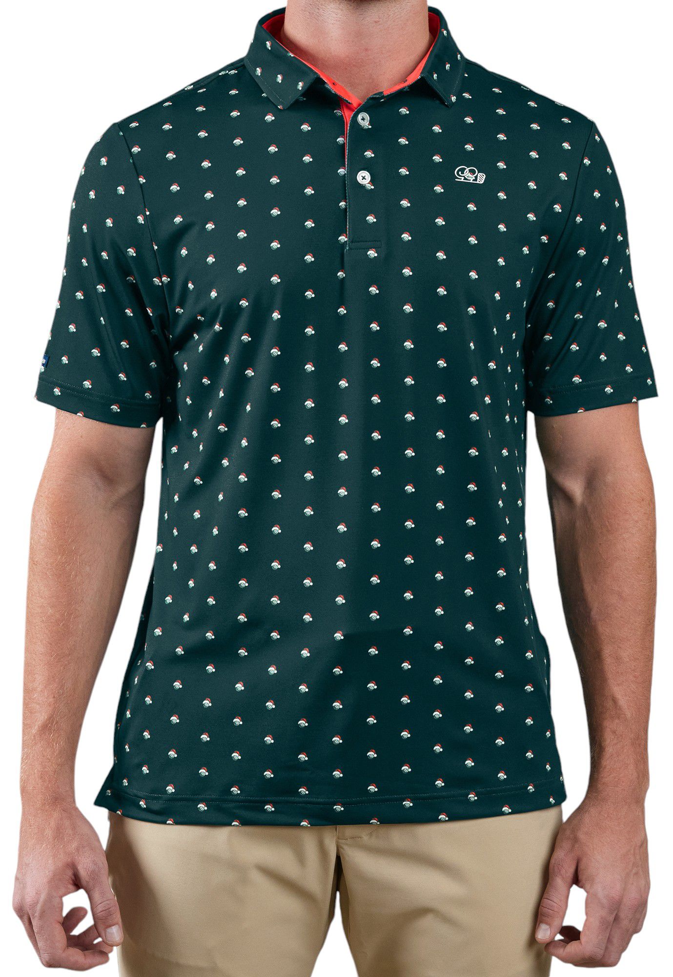 Good Good Golf Men's Good Santa Golf Polo