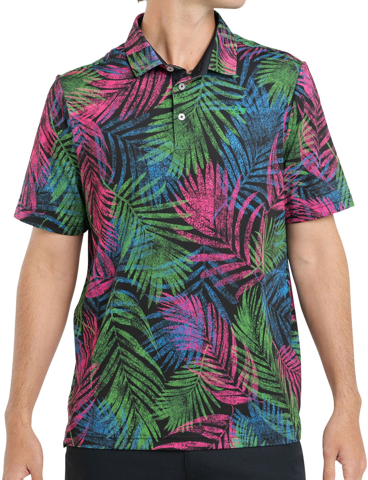 Good Good Golf Men's Night Palm Golf Polo