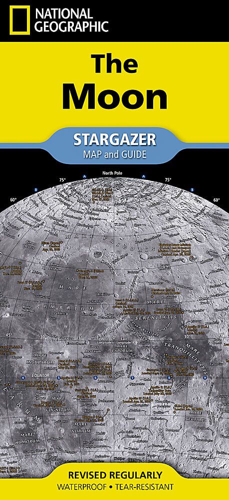 National Geographic Moon Stargazer Map