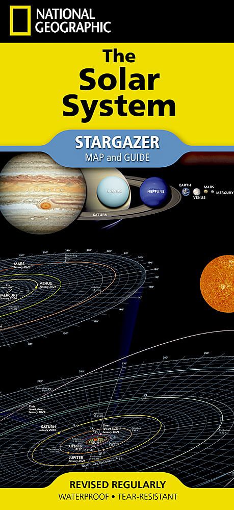 National Geographic Solar System Stargaze Map