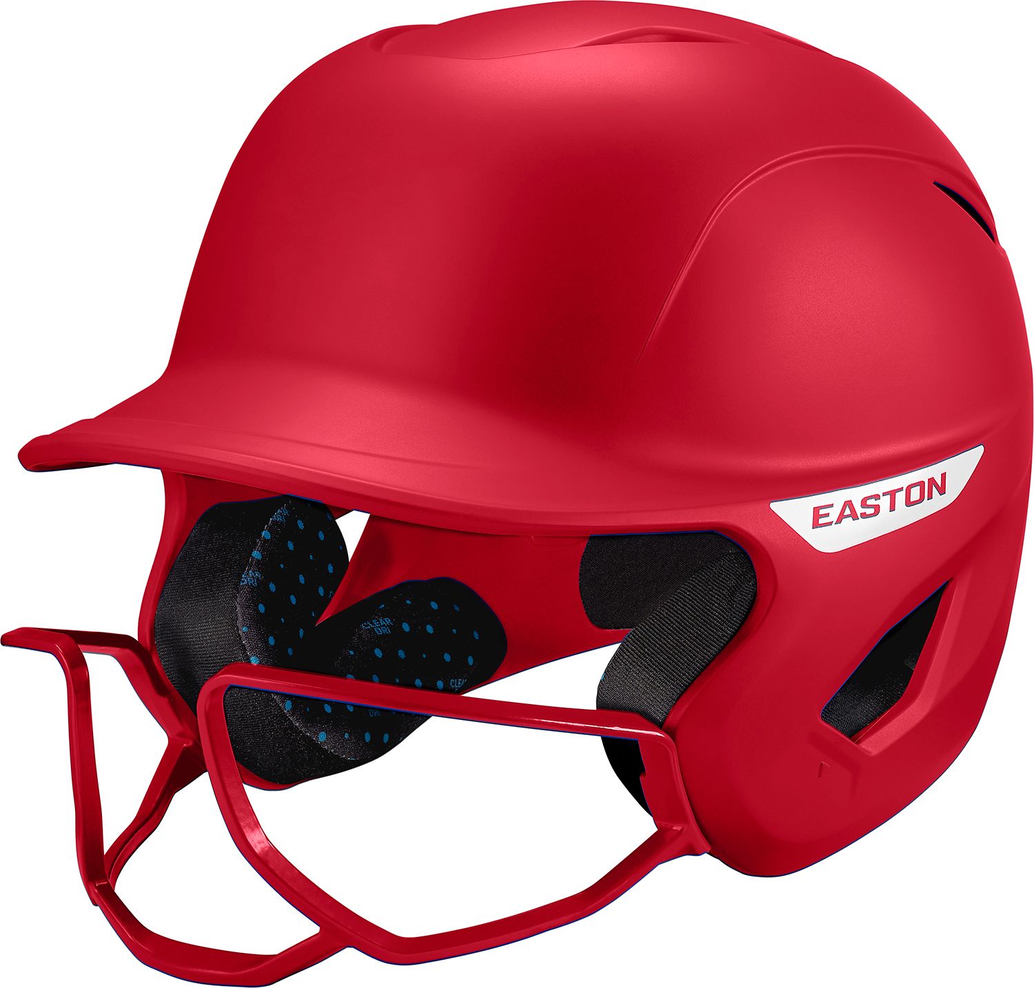 Easton Adult Ghost Vision Matte Softball Batting Helmet - Red