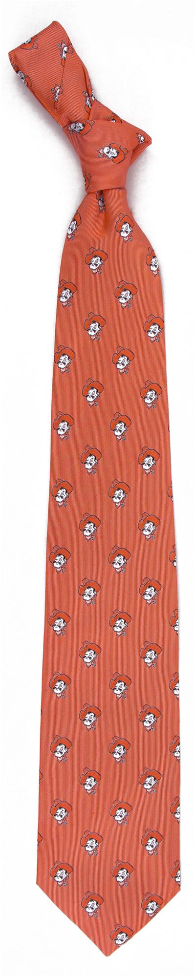 Eagles Wings Oklahoma State Cowboys Woven Silk Echo Necktie