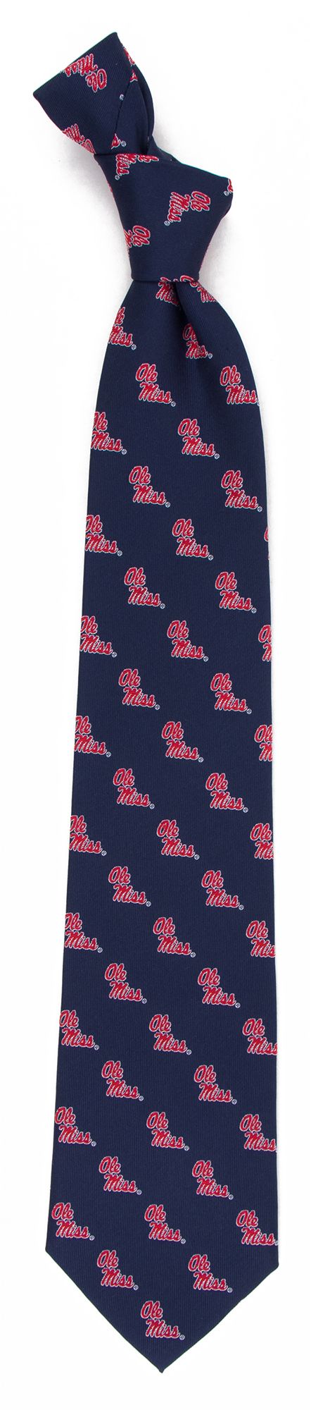 Eagles Wings Ole Miss Rebels Woven Silk Echo Necktie